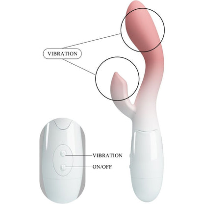 Brighty G-Spot Vibrator + Clitoris Stimulator 30 Vibrations Pink | Niks.fi verkkokauppa