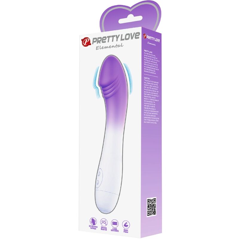 Elemental G-Spot Vibrator 30 Vibrations Purple | Niks.fi verkkokauppa