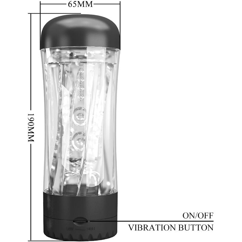 Tamara Male Masturbator Multi-Speed Vibrator Black | Niks.fi verkkokauppa