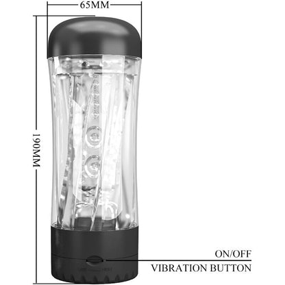 Tamara Male Masturbator Multi-Speed Vibrator Black | Niks.fi verkkokauppa