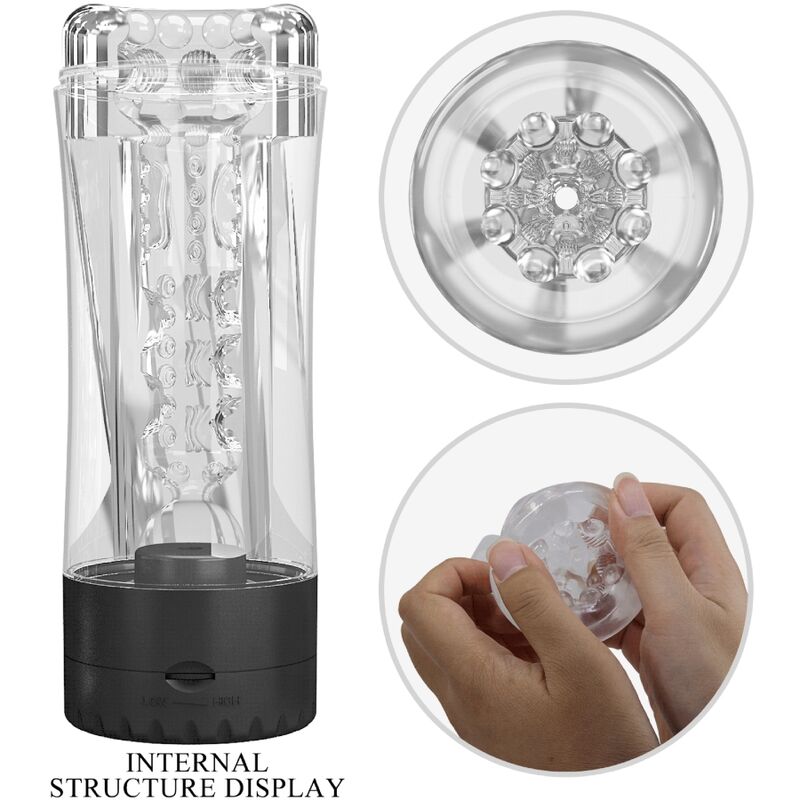 Tamara Male Masturbator Multi-Speed Vibrator Black | Niks.fi verkkokauppa