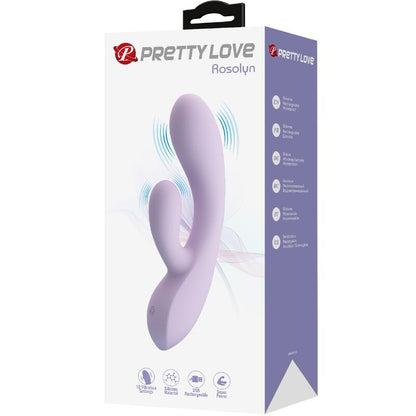 Rosolyn Rabbit Vibrator 10 Vibrations Purple | Niks.fi verkkokauppa