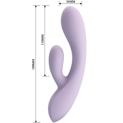 Rosolyn Rabbit Vibrator 10 Vibrations Purple | Niks.fi verkkokauppa