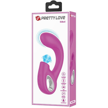 Sibel Sibel G-Spot Vibrator + Clitoris Stimulator 10 Vibrations Purple | Niks.fi verkkokauppa