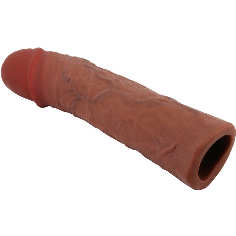 Derek Penis Sleeve With 7.6 Cm Extension Mulatto | Niks.fi verkkokauppa