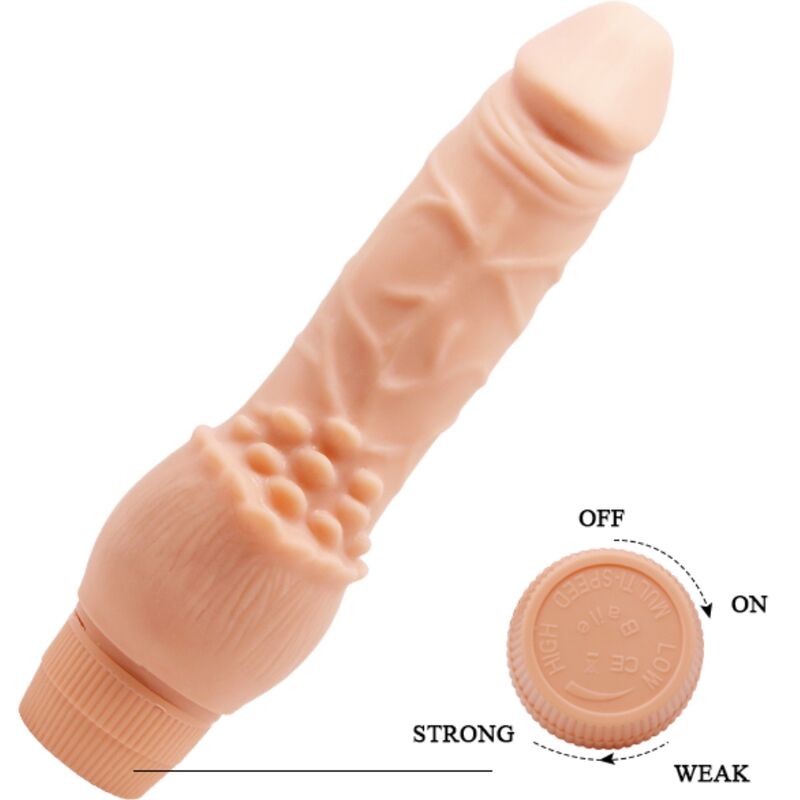 Barbara Realistic Vibrator 19.5 Cm Flesh | Niks.fi verkkokauppa