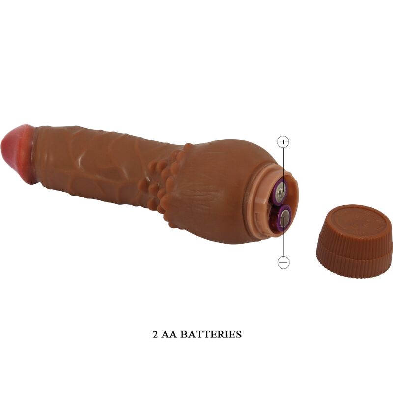 Barbara Realistic Vibrator 19.5 Cm Mulatto | Niks.fi verkkokauppa