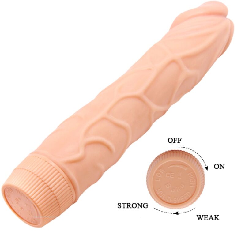 Bob Realistic Vibrator 22.5 Cm Flesh | Niks.fi verkkokauppa