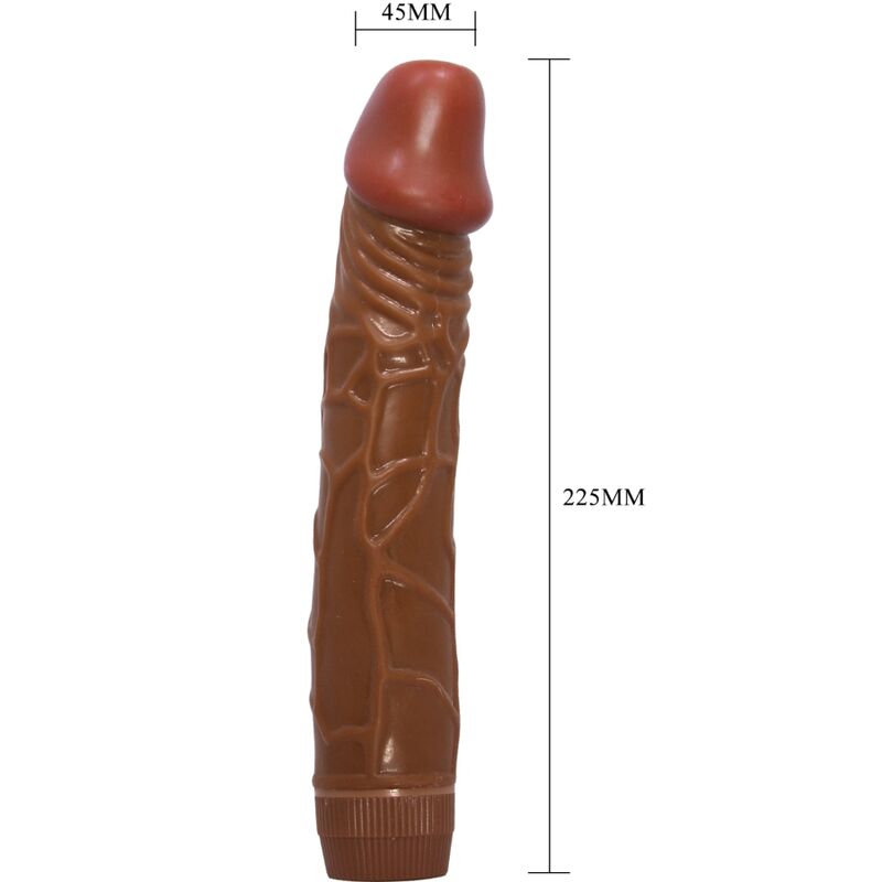 Bob Realistic Vibrator 22.5 Cm Mulatto | Niks.fi verkkokauppa