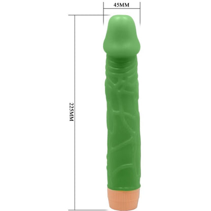 Bill Realistic Vibrator 22.5 Cm Green | Niks.fi verkkokauppa