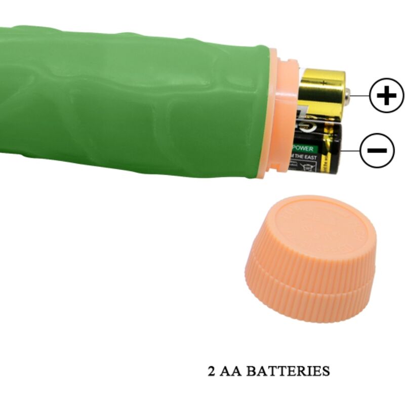 Bill Realistic Vibrator 22.5 Cm Green | Niks.fi verkkokauppa