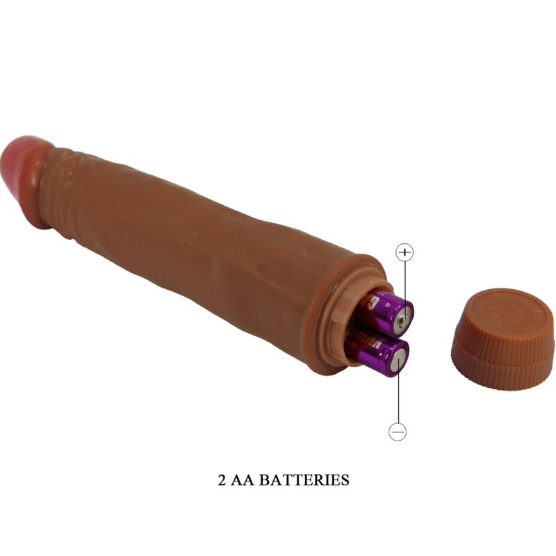 Dwarf Realistic Vibrator 21 Cm Mulatto | Niks.fi verkkokauppa