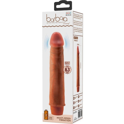 Dwarf Realistic Vibrator 21 Cm Mulatto | Niks.fi verkkokauppa