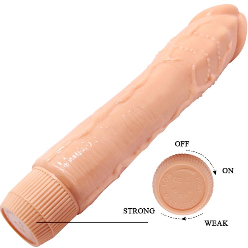 Dybbuk Realistic Vibrator 24 Cm Flesh | Niks.fi verkkokauppa