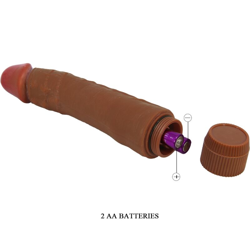 Dybbuk Realistic Vibrator 24 Cm Mulatto | Niks.fi verkkokauppa