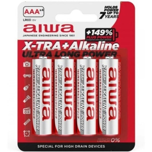 X-Tra Alkaline Aaa Alkaline Battery Lr03 Blister*4 | Niks.fi verkkokauppa