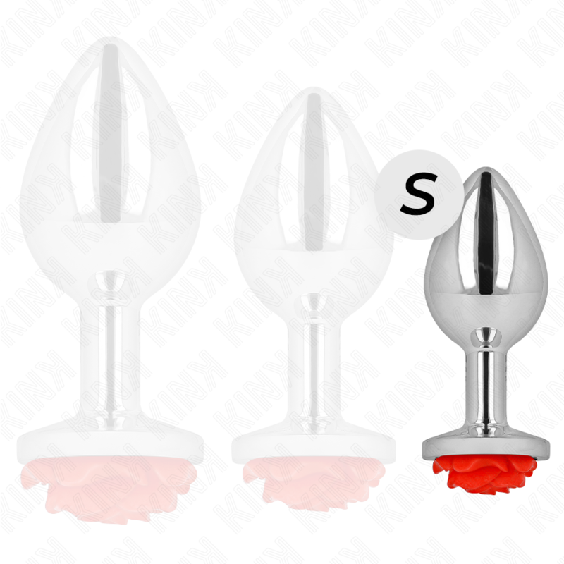 Kinkplug Anal Rose Red Size S | Niks.fi verkkokauppa