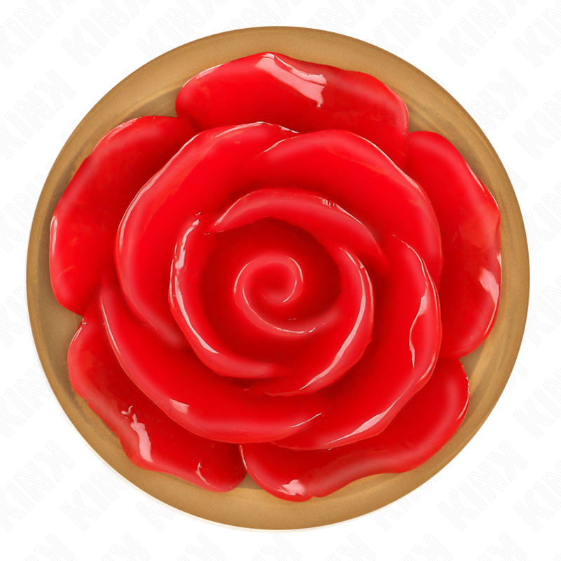 Kinkpink Gold Anal Plug With Red Rose S | Niks.fi verkkokauppa