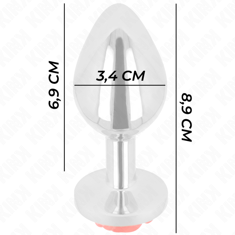 Kinkplug Anal Rose Red Size M | Niks.fi verkkokauppa