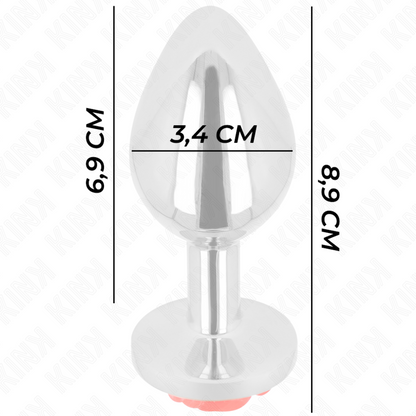 Kinkplug Anal Rose Red Size M | Niks.fi verkkokauppa