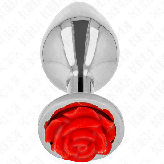 Kinkplug Anal Rose Red Size M | Niks.fi verkkokauppa