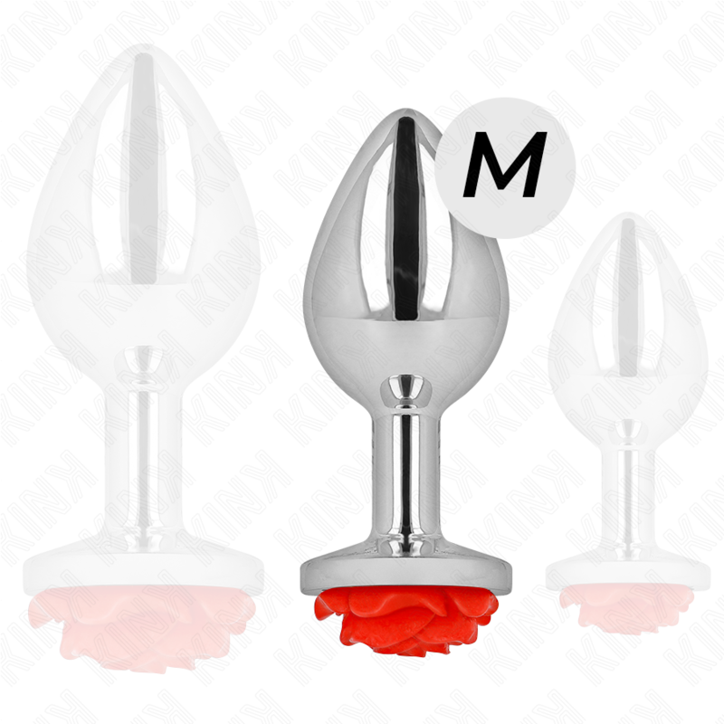 Kinkplug Anal Rose Red Size M | Niks.fi verkkokauppa