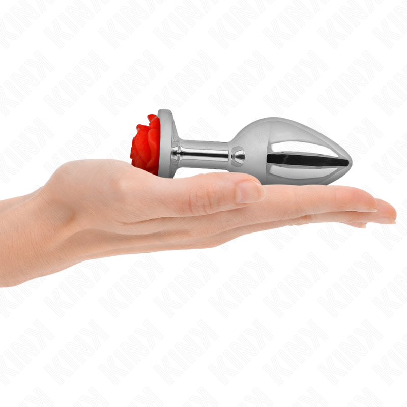 Kinkplug Anal Rose Red Size L | Niks.fi verkkokauppa