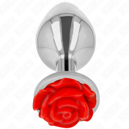 Kinkplug Anal Rose Red Size L | Niks.fi verkkokauppa