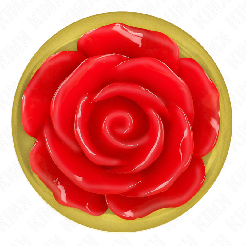 Kink Plug Anal Gold Rose Red Size M | Niks.fi verkkokauppa