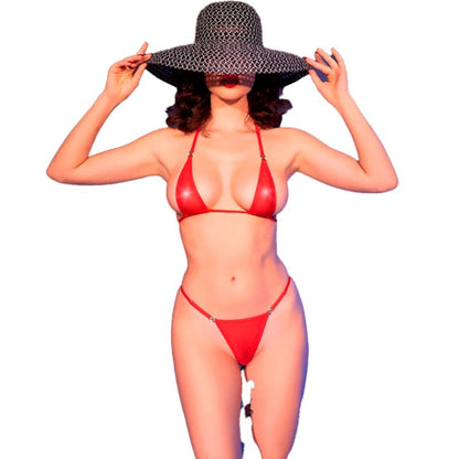 Chilirosecr 4840 Micro Bikini Red S/M | Niks.fi verkkokauppa