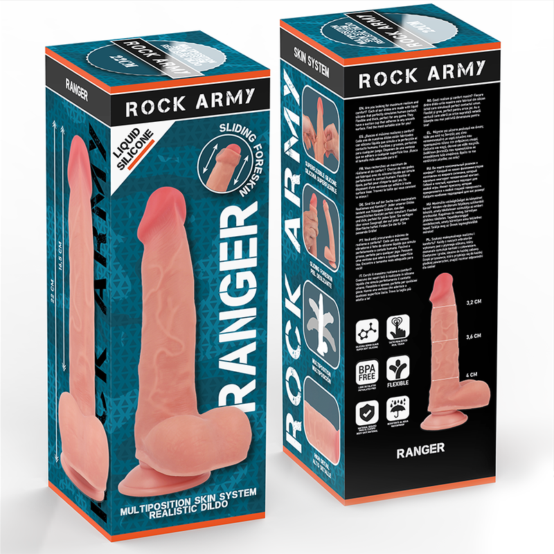 Rockarmyliquid Silicone Ranger 22 Cm -O3.6 Cm | Niks.fi verkkokauppa