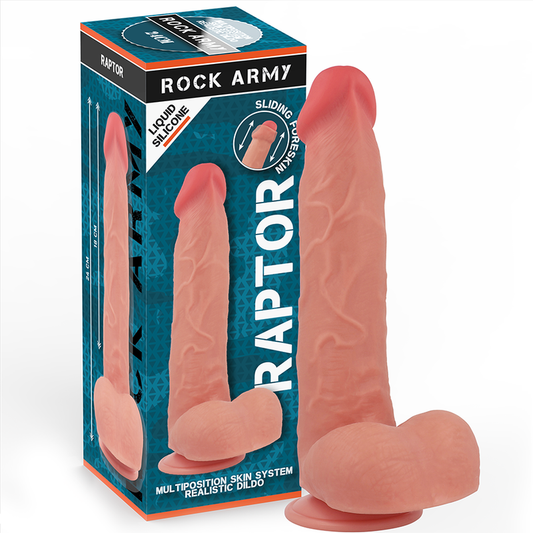 Rockarmyliquid Silicone Raptor 24 Cm -O4.4 Cm | Niks.fi verkkokauppa