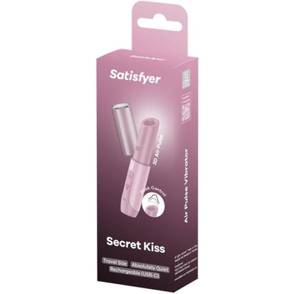 Satisfyersecret Kiss Wave Clitoris Stimulator Pink | Niks.fi verkkokauppa