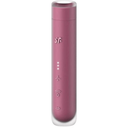 Satisfyerfirst Kiss Wave Clitoris Stimulator Garnet | Niks.fi verkkokauppa