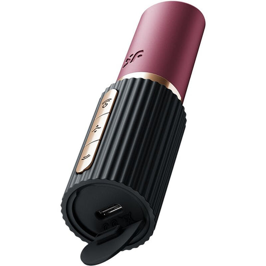 Satisfyerpro 2 Kiss Wave Clitoris Stimulator Garnet / Black | Niks.fi verkkokauppa