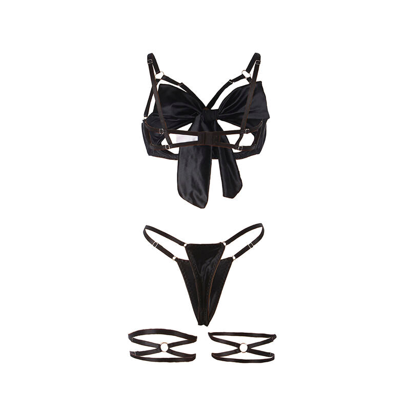 Subblime955199 Bra Set With Adjustable Black Bow S/M | Niks.fi verkkokauppa