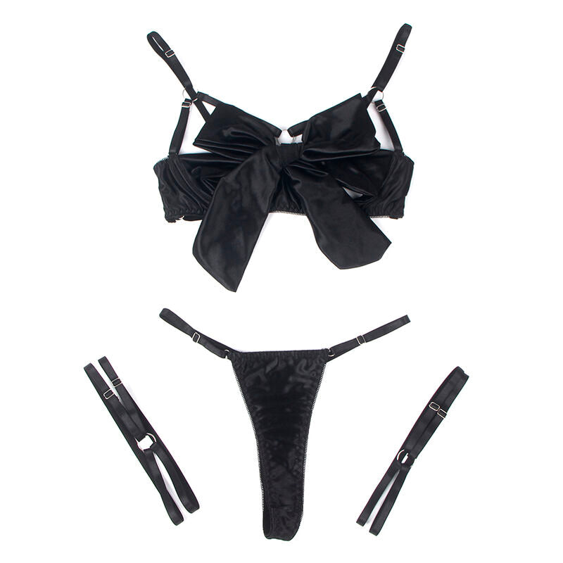 Subblime955205 Bra Set With Adjustable Black Bow L/Xl | Niks.fi verkkokauppa