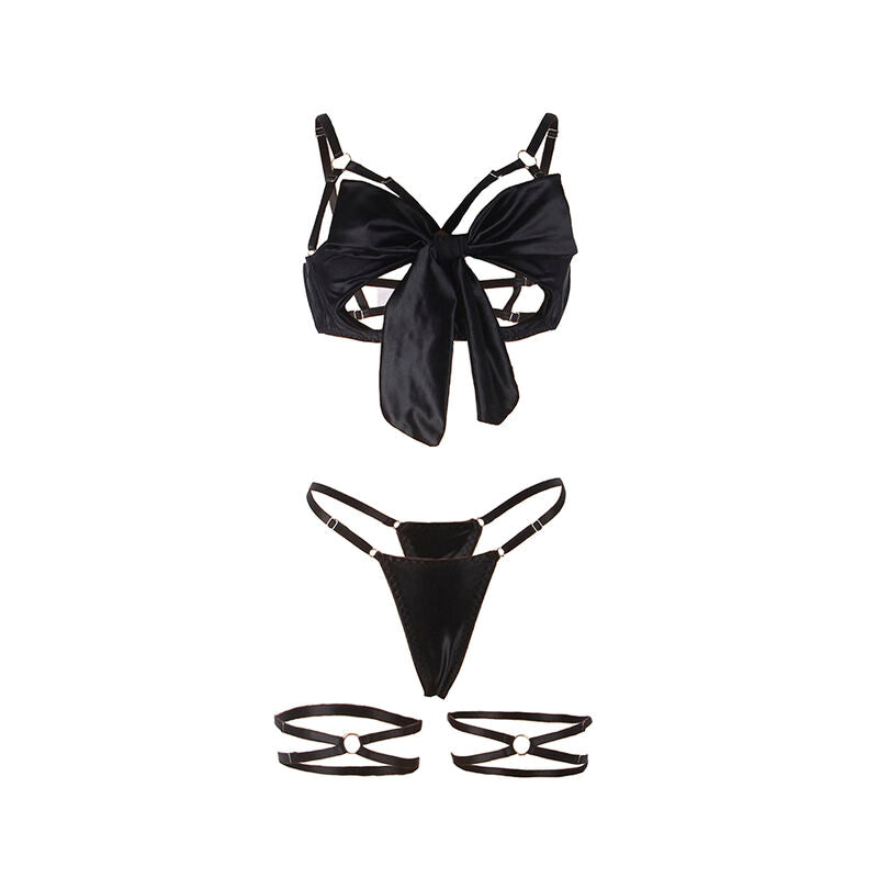 Subblime955205 Bra Set With Adjustable Black Bow L/Xl | Niks.fi verkkokauppa