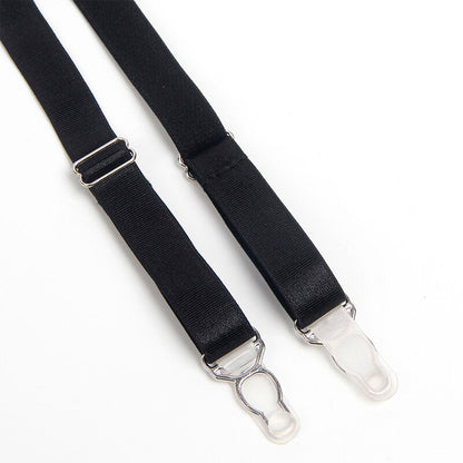 Subblime955243 Black Bondage Bra With Garter Set L/Xl | Niks.fi verkkokauppa