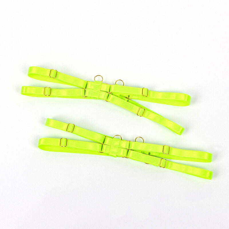 Subblime955274 Bra Set With Necklace And Leg Details Fluorescent Green S/M | Niks.fi verkkokauppa