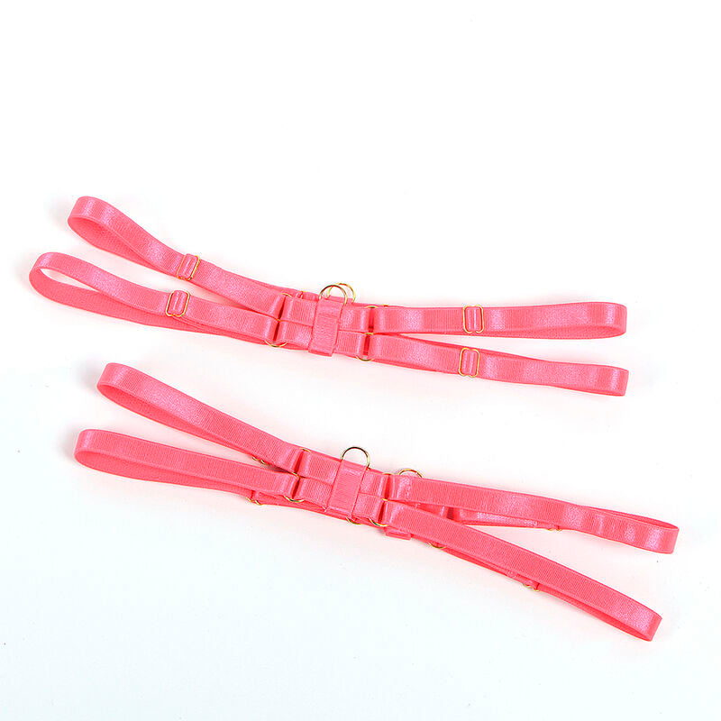 Subblime955298 Bra Set With Necklace And Leg Details Fluorescent Pink S/M | Niks.fi verkkokauppa