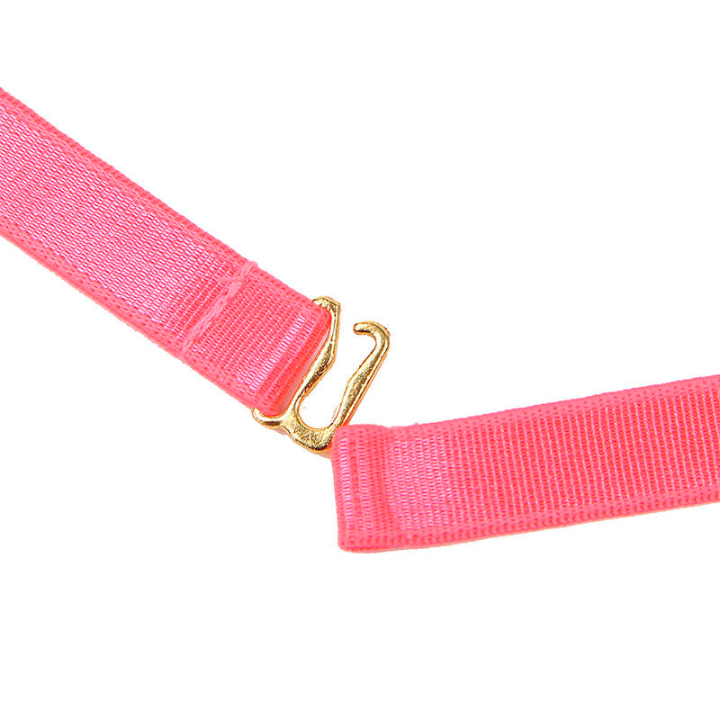 Subblime955298 Bra Set With Necklace And Leg Details Fluorescent Pink S/M | Niks.fi verkkokauppa