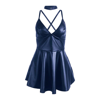Subblime955410 Dress With Blue Leather Straps S/M | Niks.fi verkkokauppa
