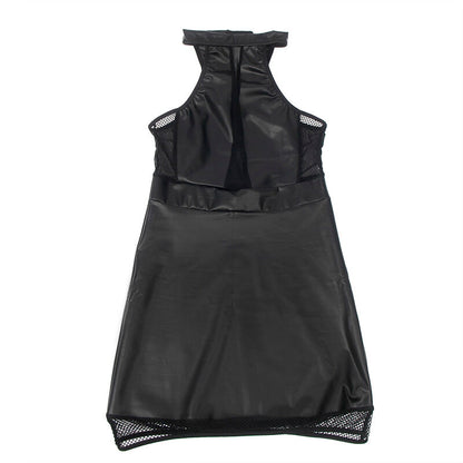 Subblime955472 Halter Neck Dress With Transparencies Black S/M | Niks.fi verkkokauppa