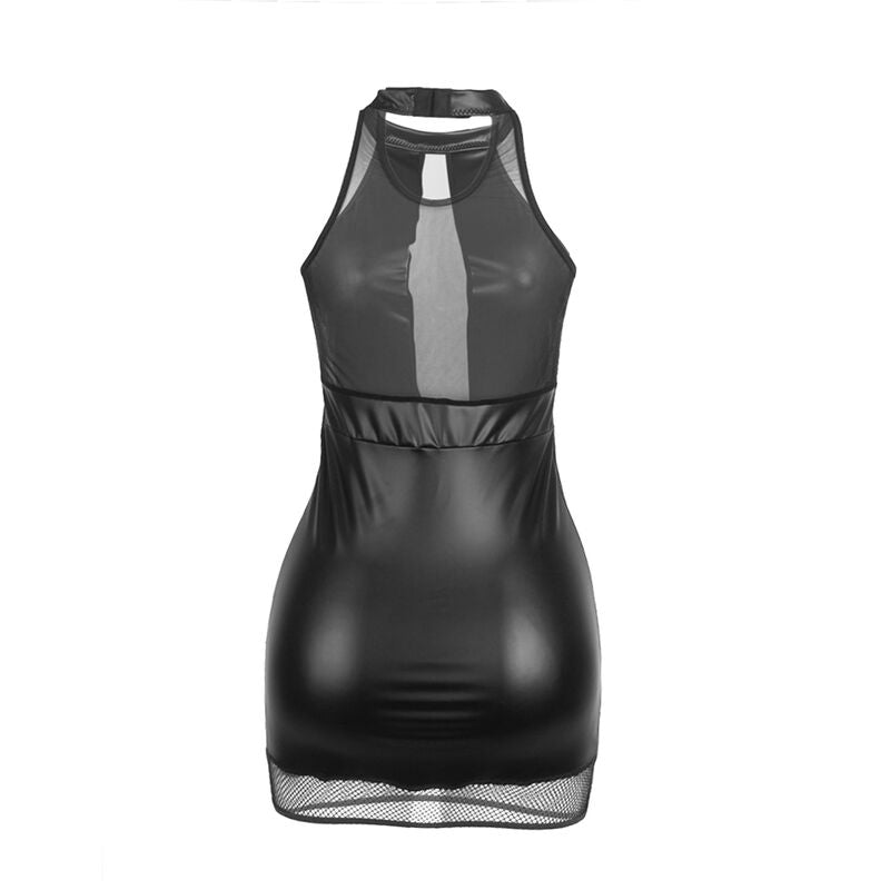 Subblime955472 Halter Neck Dress With Transparencies Black S/M | Niks.fi verkkokauppa