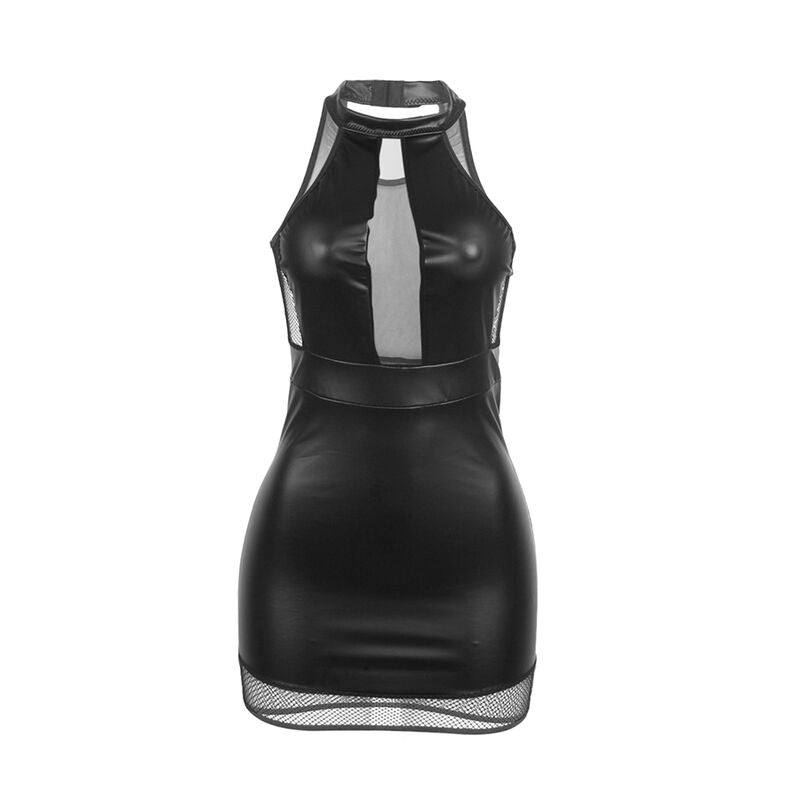 Subblime955472 Halter Neck Dress With Transparencies Black S/M | Niks.fi verkkokauppa