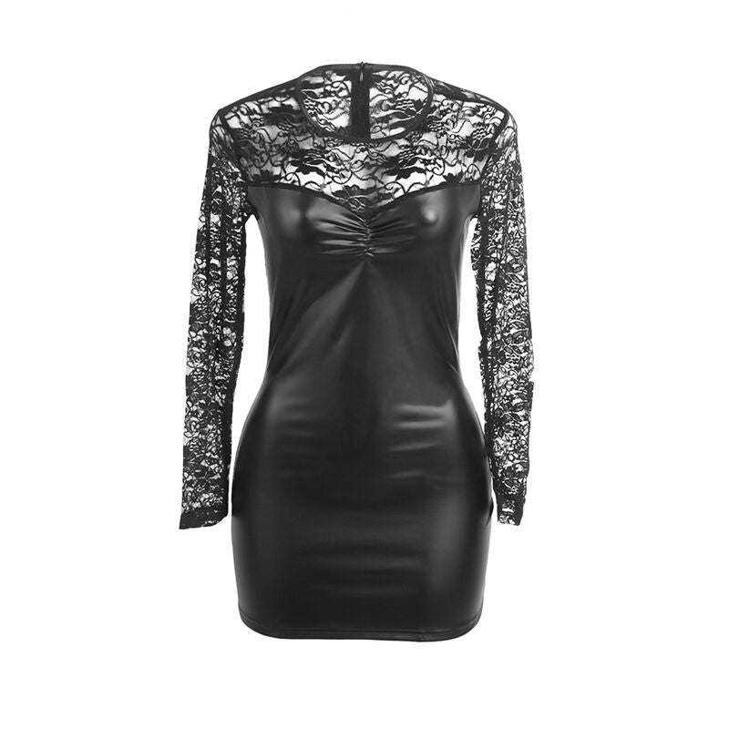 Subblime955595 Long Sleeve Dress With Black Lace S/M | Niks.fi verkkokauppa