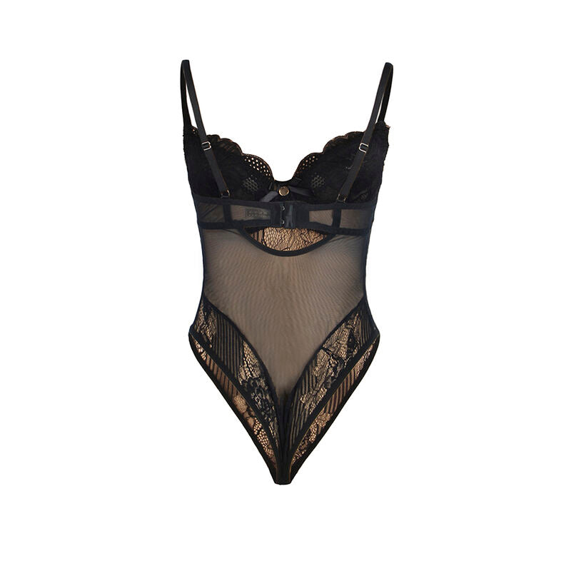 Subblime955625 Lace Bodysuit With Bottom Closure Black L/Xl | Niks.fi verkkokauppa