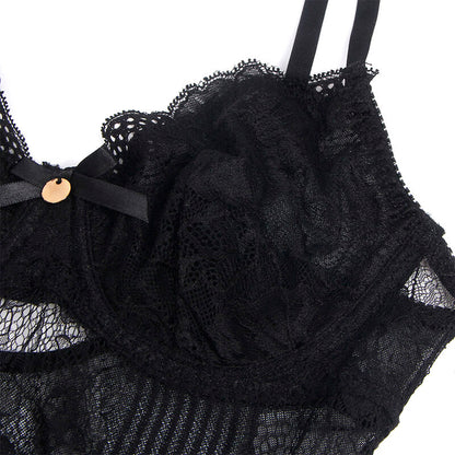Subblime955625 Lace Bodysuit With Bottom Closure Black L/Xl | Niks.fi verkkokauppa
