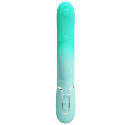 Pretty Lovegigi Multifunction Rabbit Vibrator Aqua Green | Niks.fi verkkokauppa